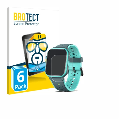 Front side of a product packaging with the brand logo BROTECT. Next to it is the device Joyele H79 1.5" shown with the corresp