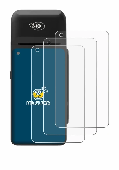 Image of the device Verifone T650c with a wide variety of screen protectors.