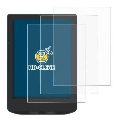 Image of the device PocketBook Verse Pro Color with a wide variety of screen protectors.