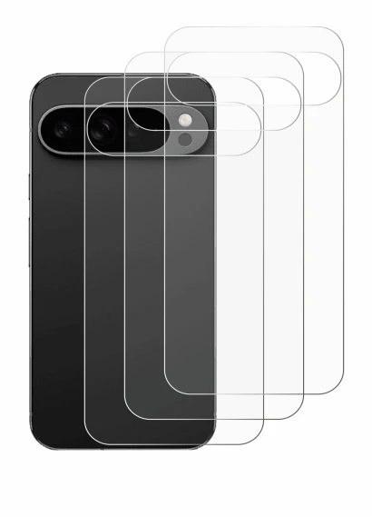 Image of the device Google Pixel 9 Pro XL (Back) with a wide variety of screen protectors.