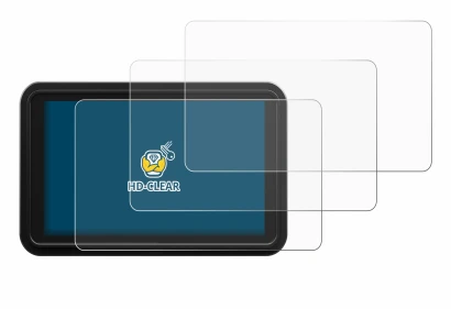 Image of the device Atomos Shinobi 2 with a wide variety of screen protectors.