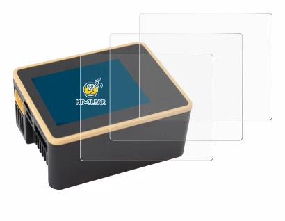 Image of the device Junsi iCharger X6 with a wide variety of screen protectors.