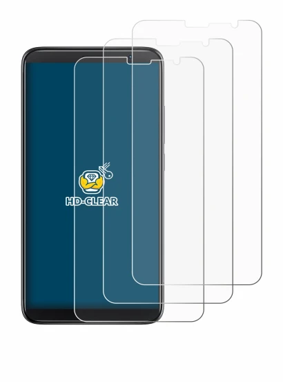 Image of the device TCL 403 with a wide variety of screen protectors.