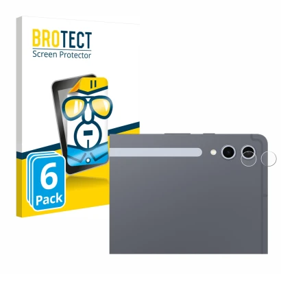 Front side of a product packaging with the brand logo BROTECT. Next to it is the device Samsung Galaxy Tab S10 Plus 5G (ONLY C
