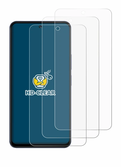 Image of the device Vivo Y19s with a wide variety of screen protectors.