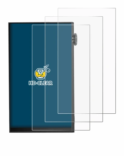 Image of the device iBasso DX180 with a wide variety of screen protectors.