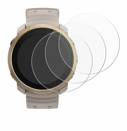 Image of the device Polar Vantage M3 with a wide variety of screen protectors.