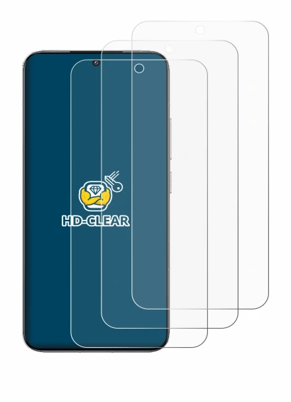 Image of the device Xiaomi 15 with a wide variety of screen protectors.