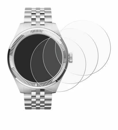Image of the device Withings ScanWatch Nova Brilliant (39 mm) with a wide variety of screen protectors.