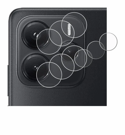 Image of the device Xiaomi Redmi Note 14 (ONLY Camera Lens) with a wide variety of screen protectors.
