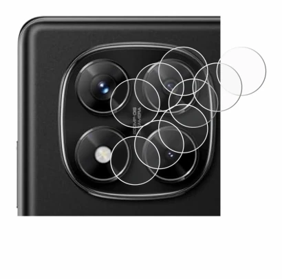 Image of the device Xiaomi Redmi Note 14 Pro (ONLY Camera Lens) with a wide variety of screen protectors.