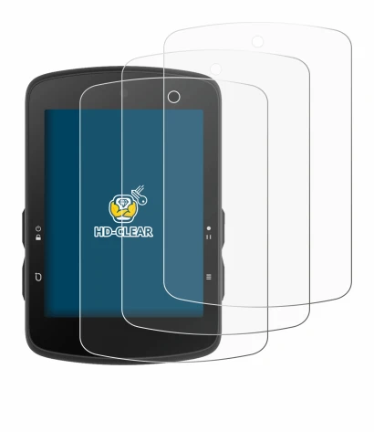 Image of the device Bryton Rider S510 with a wide variety of screen protectors.