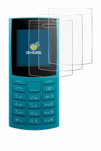 Image of the device Nokia 105 4G 2nd Edition with a wide variety of screen protectors.