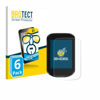 Front side of a product packaging with the brand logo BROTECT. Next to it is the device iGPSPORT BSC300T shown with the corres