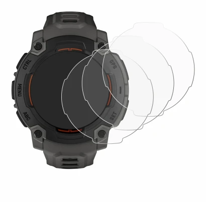Image of the device Garmin Instinct E (45 mm) with a wide variety of screen protectors.