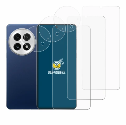 Image of the device OnePlus 13 (Front+Camera) with a wide variety of screen protectors.