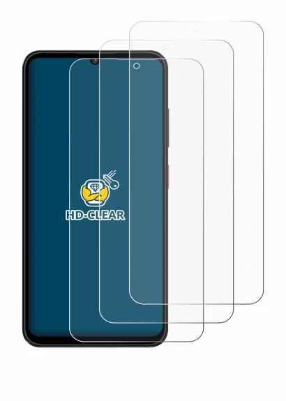 Image of the device ZTE Blade A55 with a wide variety of screen protectors.