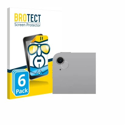 Front side of a product packaging with the brand logo BROTECT. Next to it is the device Apple iPad Air 13" M3 2025 (ONLY Camer
