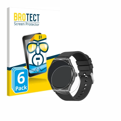 Front side of a product packaging with the brand logo BROTECT. Next to it is the device Knauermann Pro 3 2024 (round) shown wi