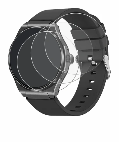Image of the device Knauermann Pro 3 2024 (round) with a wide variety of screen protectors.