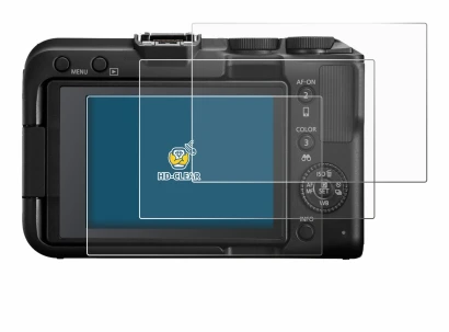Image of the device Canon EOS R50 V with a wide variety of screen protectors.