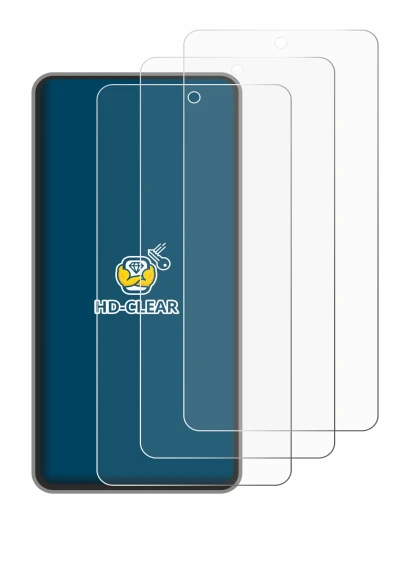 Image of the device realme GT 7T with a wide variety of screen protectors.