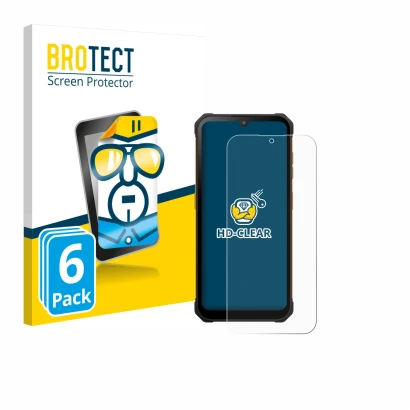 Front side of a product packaging with the brand logo BROTECT. Next to it is the device Hammer Iron Va shown with the correspo