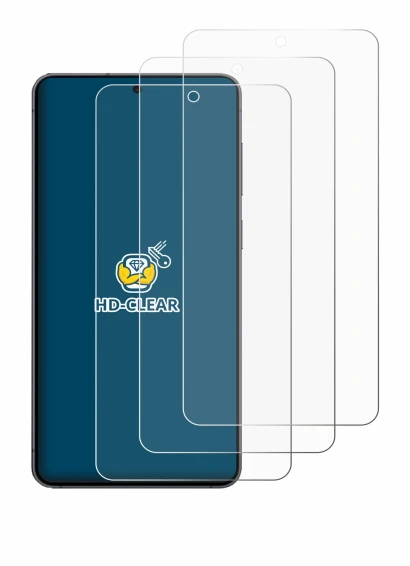 Image of the device Samsung Galaxy S25 Edge with a wide variety of screen protectors.