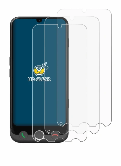 Image of the device Doro Aurora A30 with a wide variety of screen protectors.