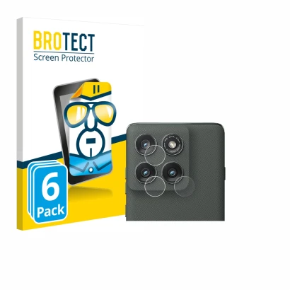 Front side of a product packaging with the brand logo BROTECT. Next to it is the device Motorola Edge (2025) (ONLY Camera Lens