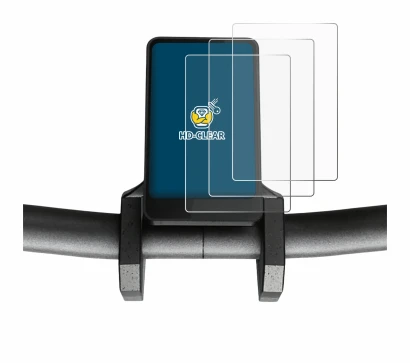 Image of the device Joyor T6 with a wide variety of screen protectors.