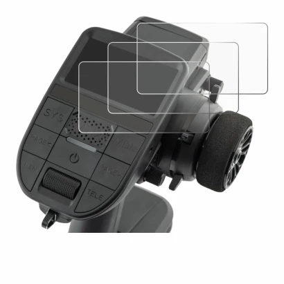 Image of the device Radiomaster MT12 with a wide variety of screen protectors.