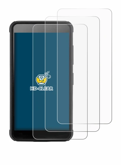 Image of the device SkyCaddie Pro 4X with a wide variety of screen protectors.