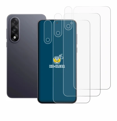 Image of the device OnePlus Nord 5 (Front+Camera) with a wide variety of screen protectors.