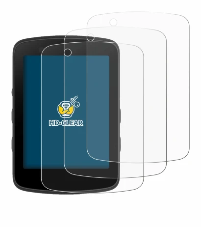 Image of the device Bryton Rider 650 with a wide variety of screen protectors.