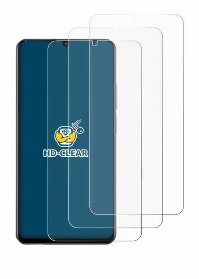 Image of the device realme Note 70T with a wide variety of screen protectors.