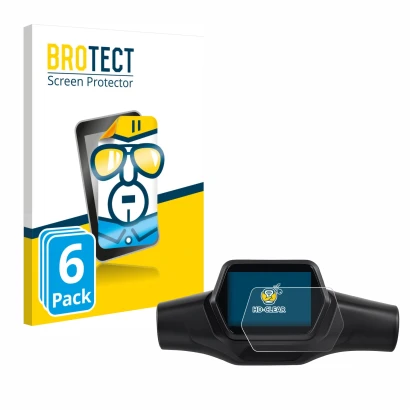 Front side of a product packaging with the brand logo BROTECT. Next to it is the device Segway Ninebot ZT3 Pro D shown with th