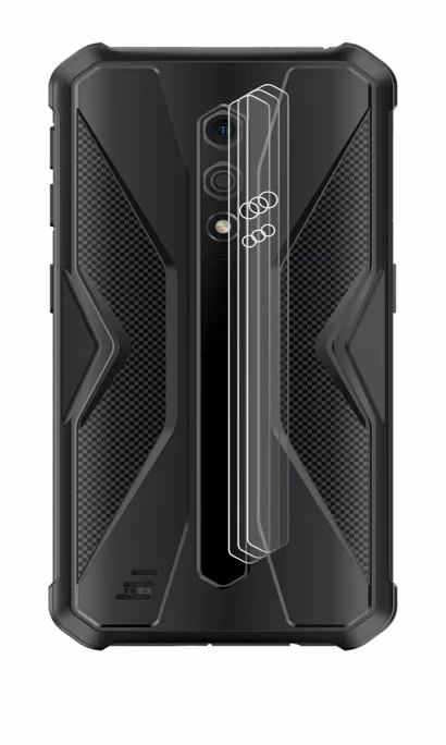 Image of the device Ulefone Armor X12 Pro (ONLY Camera Lens) with a wide variety of screen protectors.