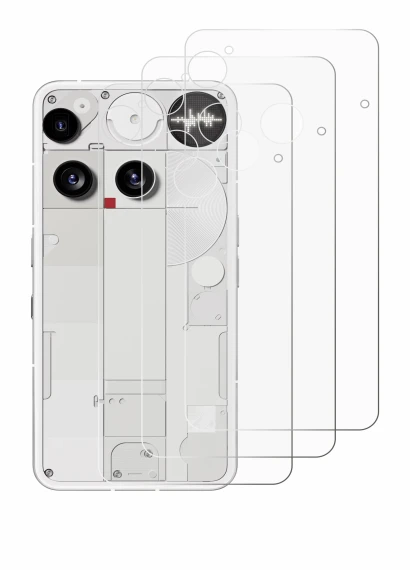 Image of the device Nothing Phone (3) (Back) with a wide variety of screen protectors.