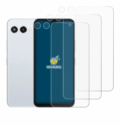 Image of the device Telekom T Phone 3 (Front+Camera) with a wide variety of screen protectors.