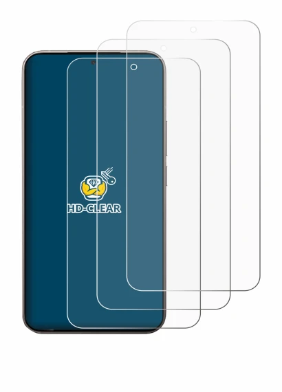 Image of the device Xiaomi 15T Pro with a wide variety of screen protectors.