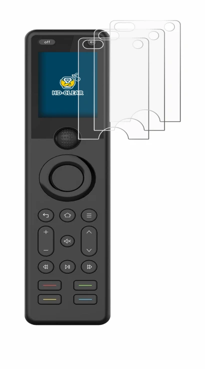 Image of the device Sofabaton X1S with a wide variety of screen protectors.
