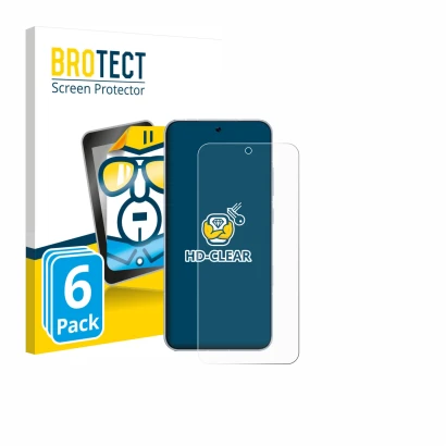 Front side of a product packaging with the brand logo BROTECT. Next to it is the device Honor Win RT shown with the correspond