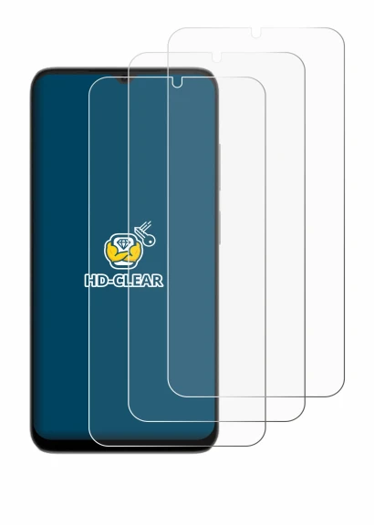 Image of the device Doogee Note 56X with a wide variety of screen protectors.