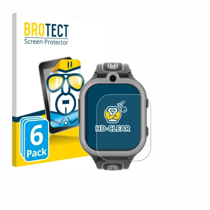 Front side of a product packaging with the brand logo BROTECT. Next to it is the device Valdus DF91 shown with the correspondi