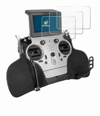 Image of the device PowerBox Systems Core with a wide variety of screen protectors.