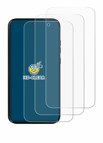 Image of the device Motorola Moto G77 with a wide variety of screen protectors.