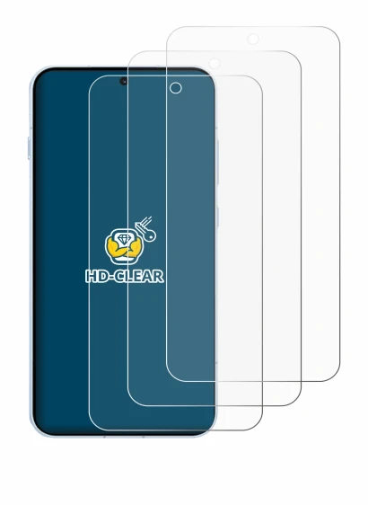 Image of the device Oppo Find X8s with a wide variety of screen protectors.