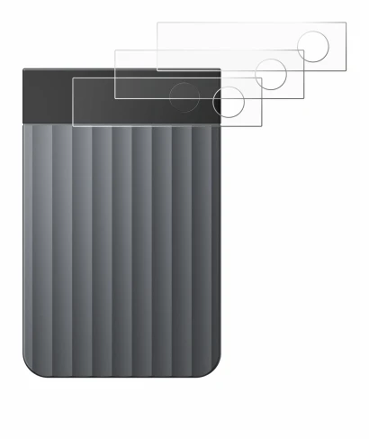 Image of the device PLAUD Note Pro with a wide variety of screen protectors.