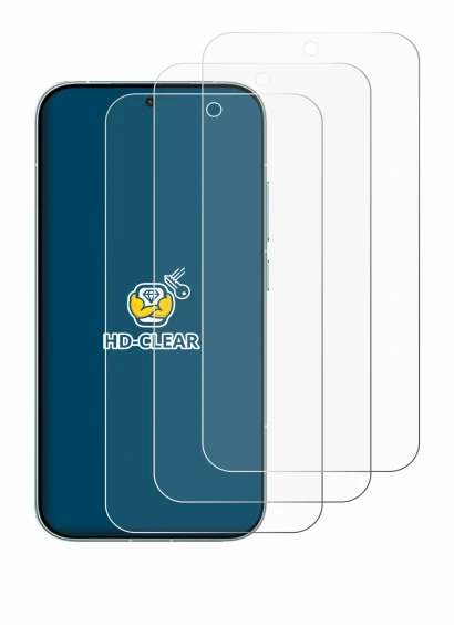 Image of the device Xiaomi Redmi Turbo 5 with a wide variety of screen protectors.